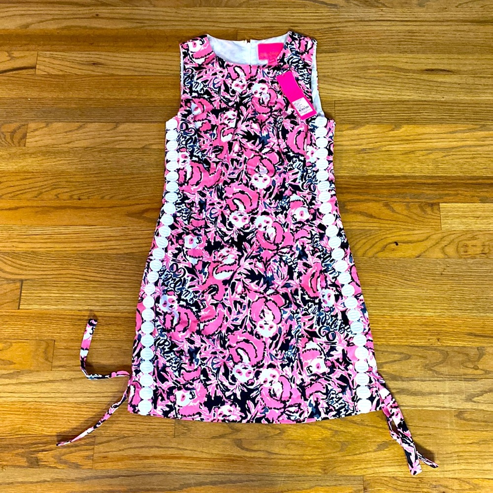 Lilly Pulitzer Mila Shift Dress! hibiscus pink. Size 00